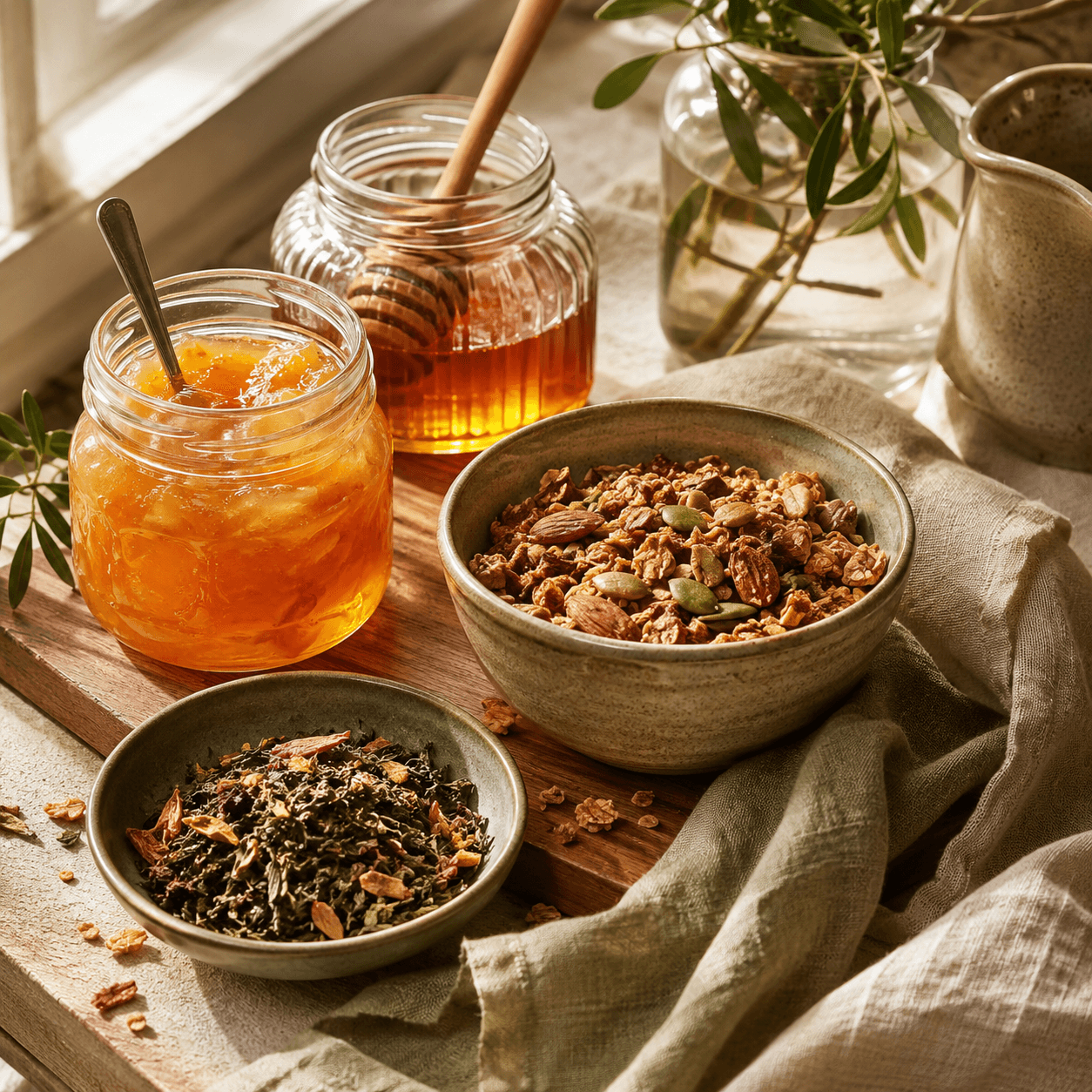 Honey & Preserves shelf
